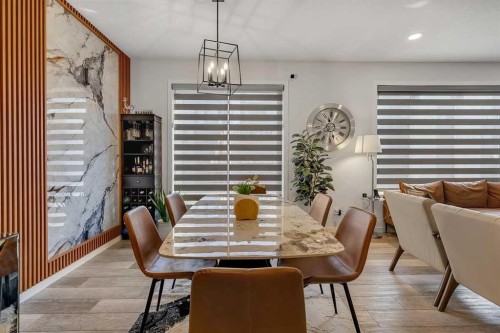 260 Lucas Way Nw, Calgary, AB - Indoor Photo Showing Dining Room