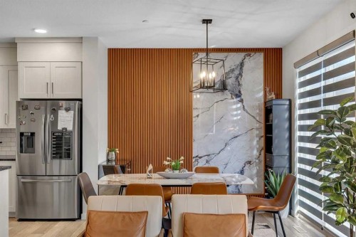260 Lucas Way Nw, Calgary, AB - Indoor Photo Showing Dining Room