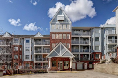 309-3309 Hawksbrow Point Nw, Calgary, AB - Outdoor With Balcony With Facade