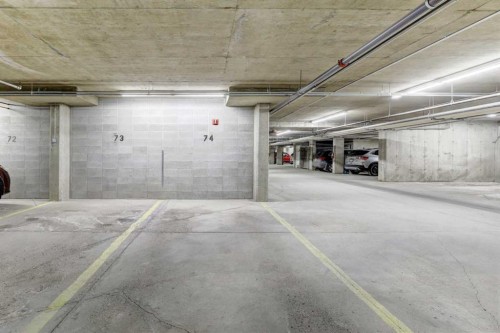 309-3309 Hawksbrow Point Nw, Calgary, AB - Indoor Photo Showing Garage