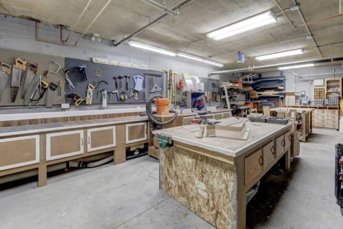 309-3309 Hawksbrow Point Nw, Calgary, AB - Indoor Photo Showing Garage