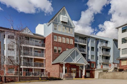 309-3309 Hawksbrow Point Nw, Calgary, AB - Outdoor With Balcony With Facade