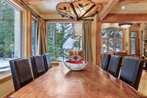 163 Cairns Landing, Canmore, AB - Indoor Photo Showing Dining Room