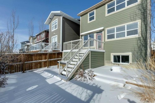 33 Sundown Grove, Cochrane, AB - Outdoor With Deck Patio Veranda