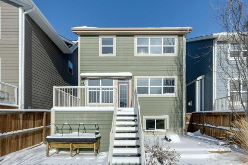 33 Sundown Grove, Cochrane, AB - Outdoor With Deck Patio Veranda