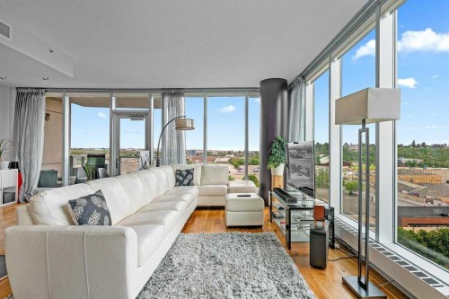 603-433 11 Avenue Se, Calgary, AB - Indoor Photo Showing Living Room