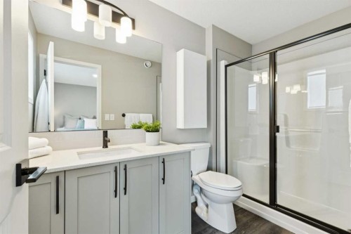 129 Dawson Drive, Chestermere, AB - Indoor Photo Showing Bathroom