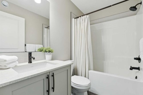 129 Dawson Drive, Chestermere, AB - Indoor Photo Showing Bathroom