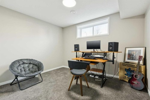 129 Dawson Drive, Chestermere, AB - Indoor Photo Showing Office