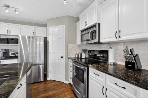 327 Chaparral Drive Se, Calgary, AB - Indoor Photo Showing Kitchen With Stainless Steel Kitchen With Upgraded Kitchen
