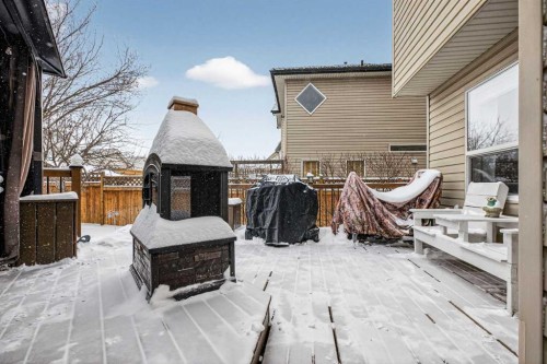 327 Chaparral Drive Se, Calgary, AB - Outdoor With Deck Patio Veranda