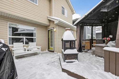327 Chaparral Drive Se, Calgary, AB - Outdoor With Deck Patio Veranda