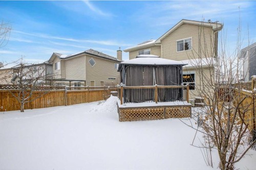 327 Chaparral Drive Se, Calgary, AB - Outdoor With Deck Patio Veranda With Exterior