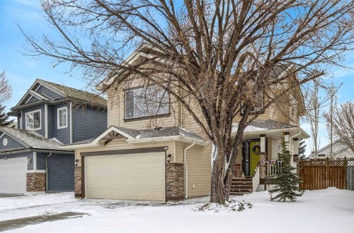 327 Chaparral Drive Se, Calgary, AB - Outdoor With Facade