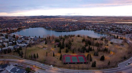 327 Chaparral Drive Se, Calgary, AB - Outdoor With Body Of Water With View