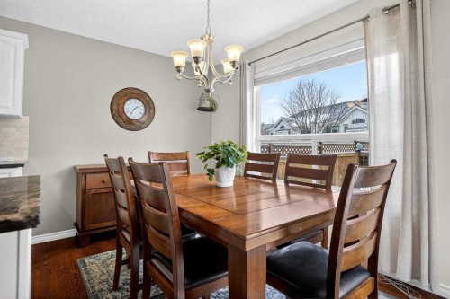 327 Chaparral Drive Se, Calgary, AB - Indoor Photo Showing Dining Room