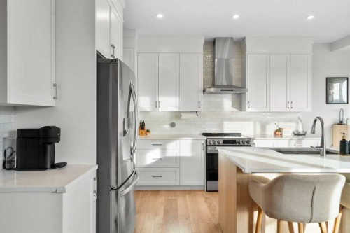 35 Cranbrook Mount Se, Calgary, AB - Indoor Photo Showing Kitchen With Upgraded Kitchen