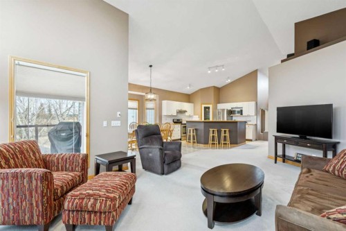 232 Springmere Place, Chestermere, AB - Indoor Photo Showing Living Room