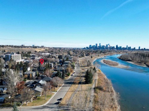 116 34A Street Nw, Calgary, AB - Outdoor With Body Of Water With View