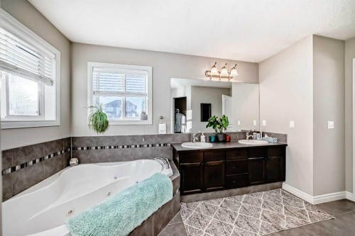 57 Silverado Skies Way Sw, Calgary, AB - Indoor Photo Showing Bathroom