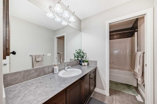 57 Silverado Skies Way Sw, Calgary, AB - Indoor Photo Showing Bathroom