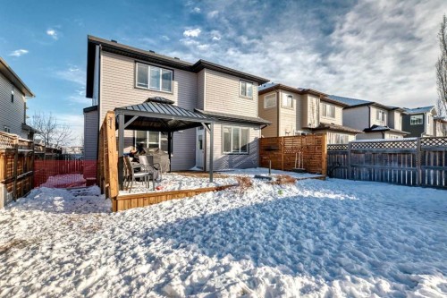 57 Silverado Skies Way Sw, Calgary, AB - Outdoor With Deck Patio Veranda