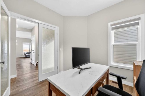 77 Belvedere Drive Se, Calgary, AB - Indoor Photo Showing Office