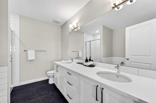 77 Belvedere Drive Se, Calgary, AB - Indoor Photo Showing Bathroom