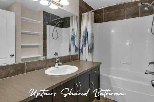207 River Heights Crescent, Cochrane, AB - Indoor Photo Showing Bathroom