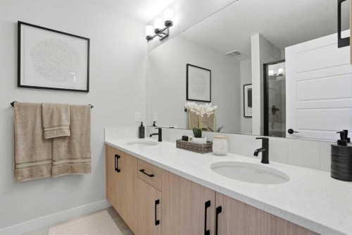 64 Buffaloberry Manor Se, Calgary, AB - Indoor Photo Showing Bathroom