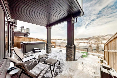 63 Riviera Court, Cochrane, AB - Outdoor With Deck Patio Veranda With Exterior
