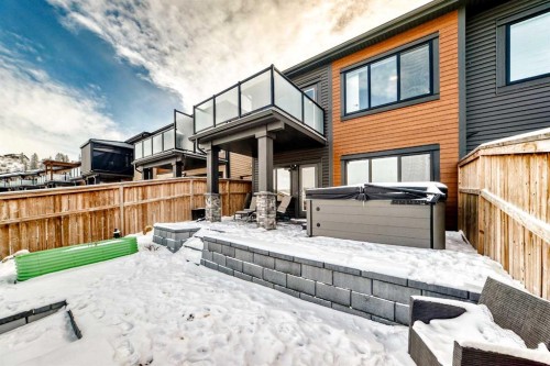 63 Riviera Court, Cochrane, AB - Outdoor With Deck Patio Veranda With Exterior