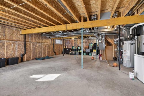 126 Bayview Circle Sw, Airdrie, AB - Indoor Photo Showing Basement