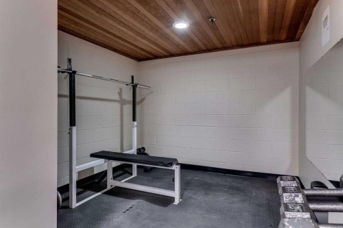 603-1011 12 Avenue, Calgary, AB - Indoor Photo Showing Garage