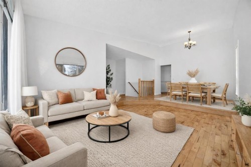 128 Bermuda Drive Nw, Calgary, AB - Indoor Photo Showing Living Room