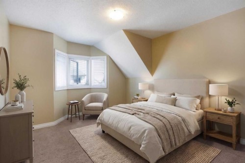 120 Cedarwood Lane Sw, Calgary, AB - Indoor Photo Showing Bedroom