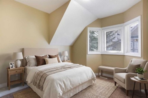 120 Cedarwood Lane Sw, Calgary, AB - Indoor Photo Showing Bedroom