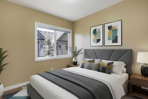 120 Cedarwood Lane Sw, Calgary, AB - Indoor Photo Showing Bedroom