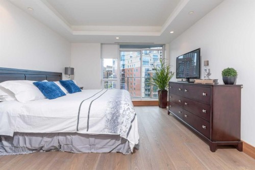 807-738 1 Avenue Sw, Calgary, AB - Indoor Photo Showing Bedroom