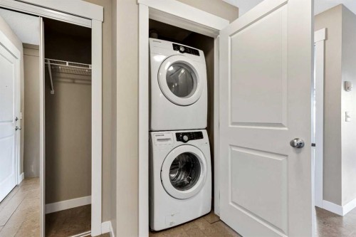 1302-155 Skyview Ranch Way Ne, Calgary, AB - Indoor Photo Showing Laundry Room