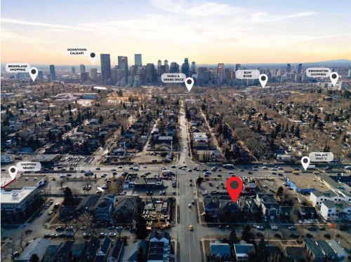 507 17 Avenue Nw, Calgary, AB - Outdoor With View