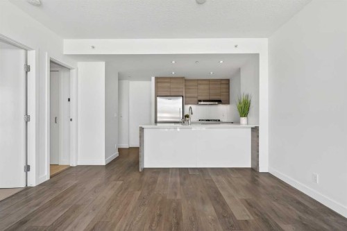 908-1501 6 Street Sw, Calgary, AB - Indoor Photo Showing Kitchen