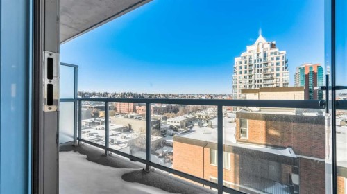 908-1501 6 Street Sw, Calgary, AB - Outdoor With Balcony