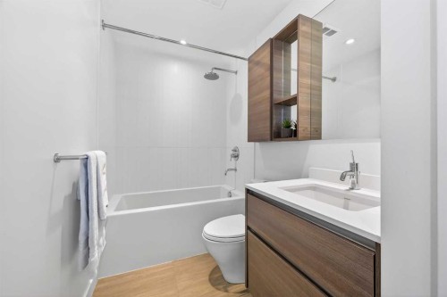 908-1501 6 Street Sw, Calgary, AB - Indoor Photo Showing Bathroom