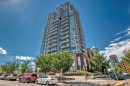 908-1501 6 Street Sw, Calgary, AB  - Outdoor With Balcony With Facade 