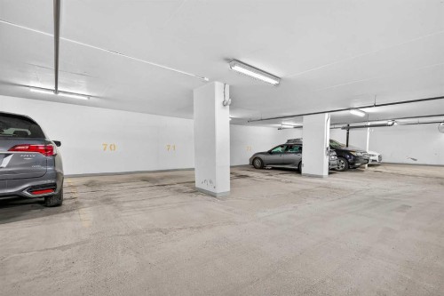 908-1501 6 Street Sw, Calgary, AB - Indoor Photo Showing Garage