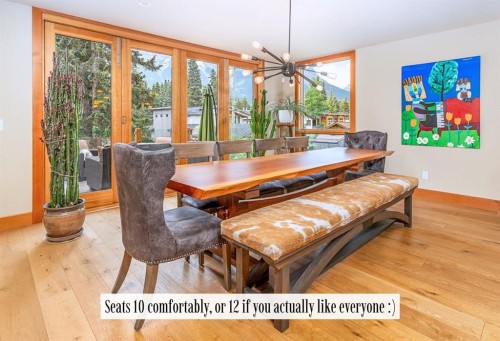 517 4Th Street, Canmore, AB - Indoor Photo Showing Dining Room