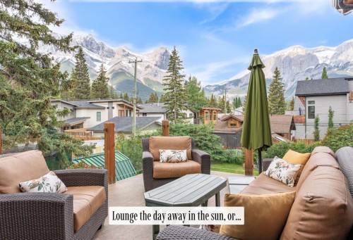 517 4Th Street, Canmore, AB - Outdoor With Deck Patio Veranda