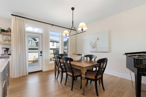 44 Alpine Common Sw, Calgary, AB - Indoor Photo Showing Dining Room
