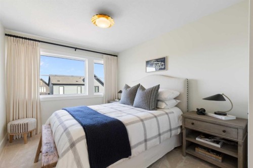 44 Alpine Common Sw, Calgary, AB - Indoor Photo Showing Bedroom